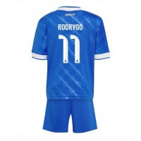 Real Madrid Rodrygo Goes #11 Tretí Detský futbalový dres 2025-26 Krátky Rukáv (+ trenírky)